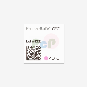 Indicador de temperatura descendente FreezeSafe