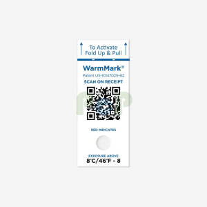 Indicador de temperatura de ventana única WarmMark QR